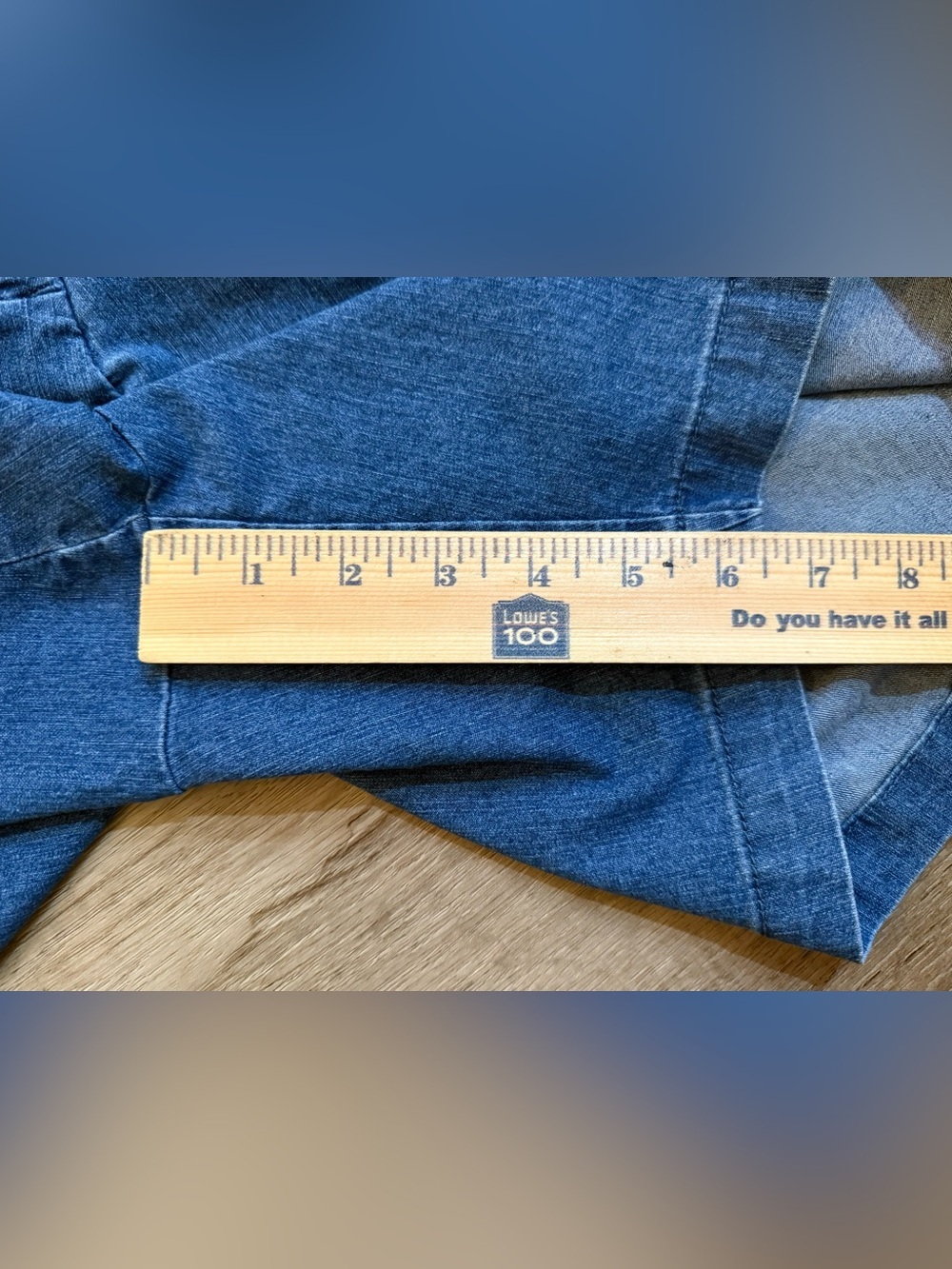 Kim Rogers Blue Denim Women's Shorts Size 12 - Picture 12 of 12